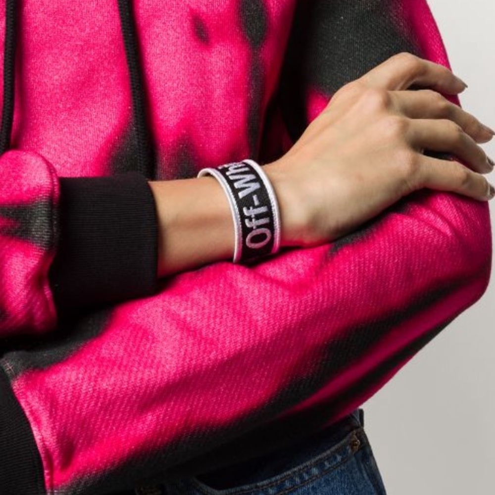 Off-White Stitched Logo Bracelet - image 2